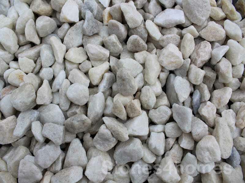 Polar White Chippings 12-20mm