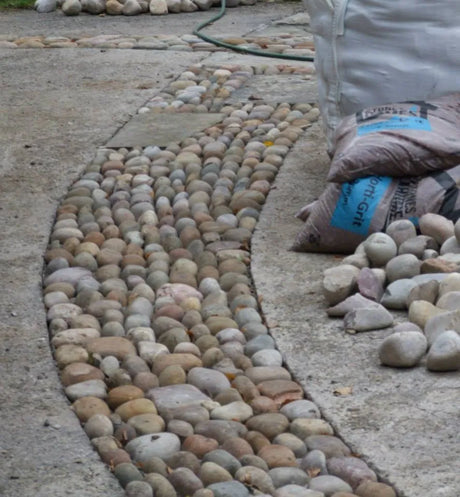 Add colour to your outdoor space with decorative stones